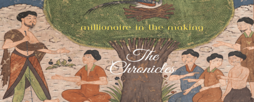 This is the opening banner for the Millionaire Chronicles